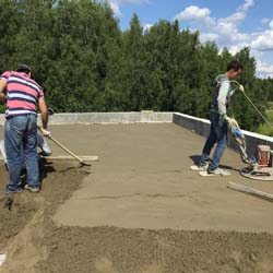 Устройство уклонообразующей стяжки