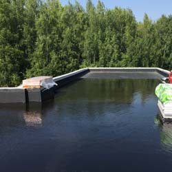 Наполнение водой для гидроиспытания